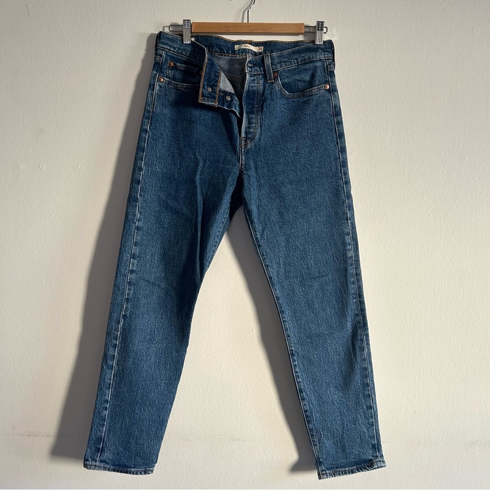 Levi's Wedgie Blue Jeans